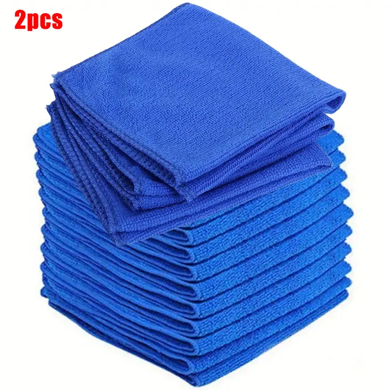 Vibrant Blue Microfiber Cleaning Towels Set of 20 8 Vibrant Blue Microfiber Cleaning Towels Set of 20 - Image 8