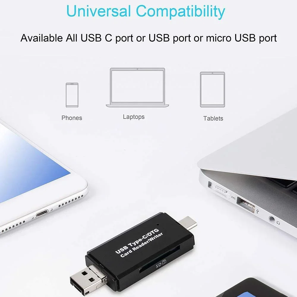 Multi-Device USB Card Reader for Smartphones and Laptops 3 Multi-Device USB Card Reader for Smartphones and Laptops - Image 3