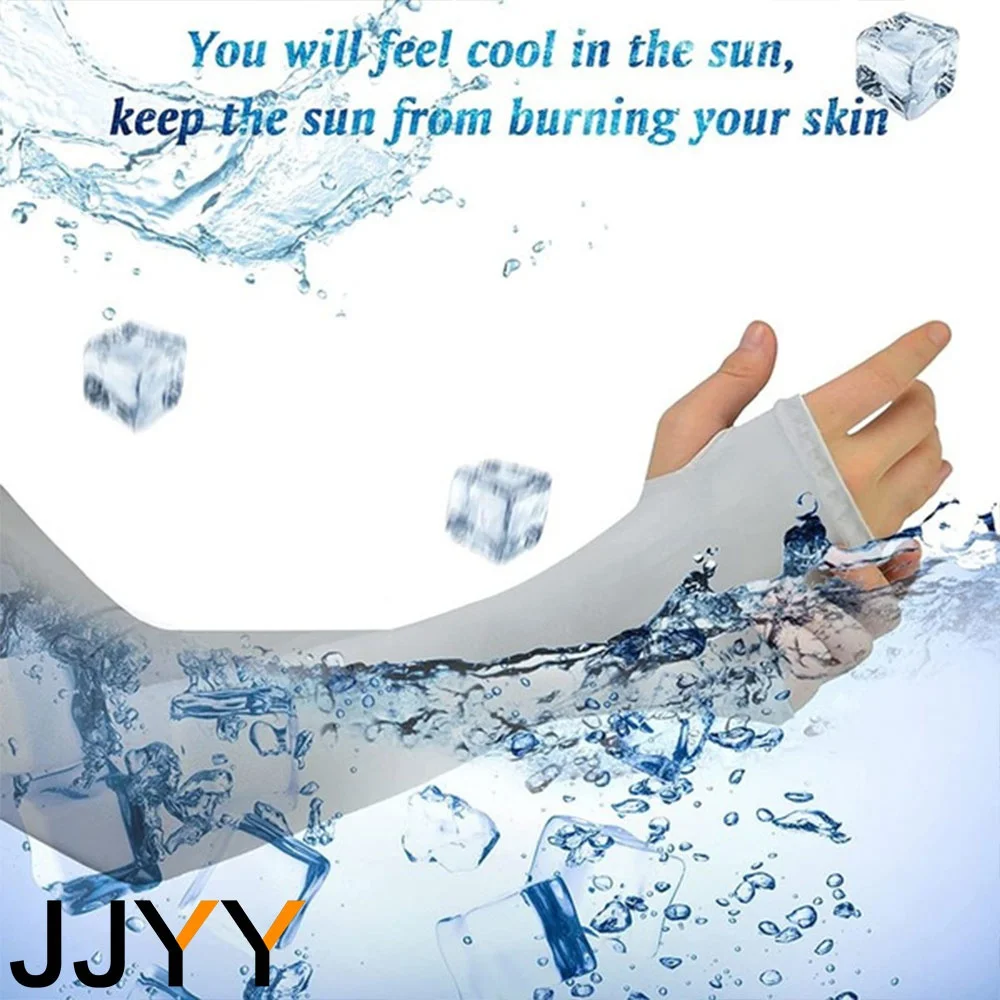 Light Blue Outdoor Sport Sleeve for UV Protection 2 Light Blue Outdoor Sport Sleeve for UV Protection - Image 2