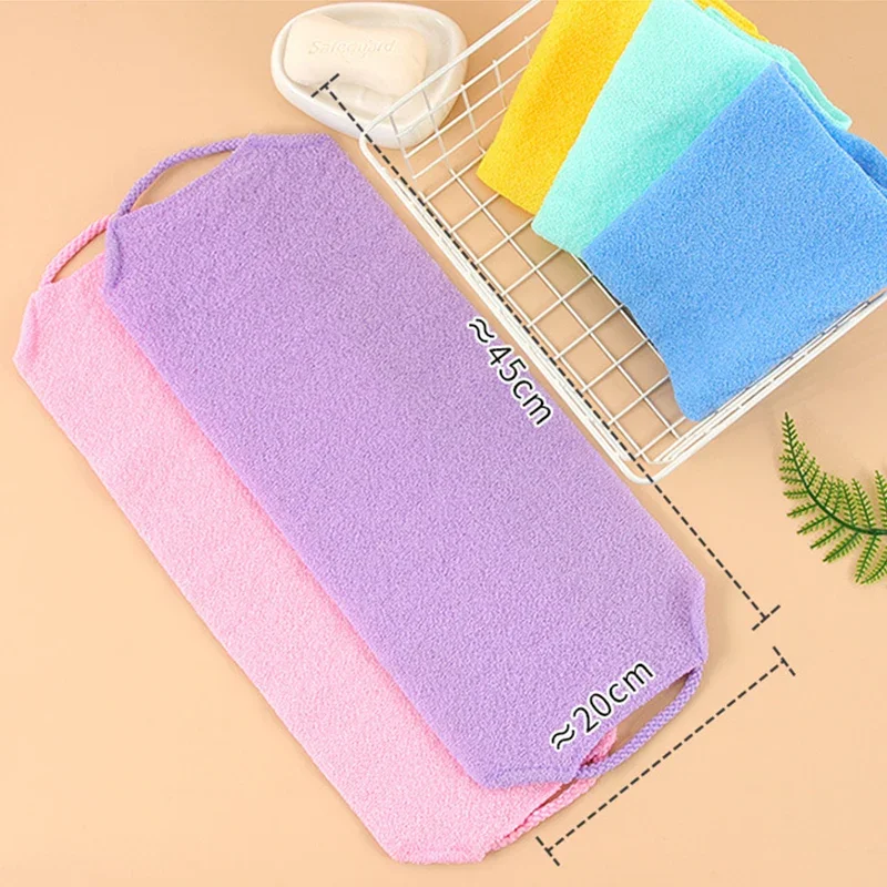 Vibrant Pink Nylon Exfoliating Washcloth 20x45 cm 5 Vibrant Pink Nylon Exfoliating Washcloth 20x45 cm - Image 5