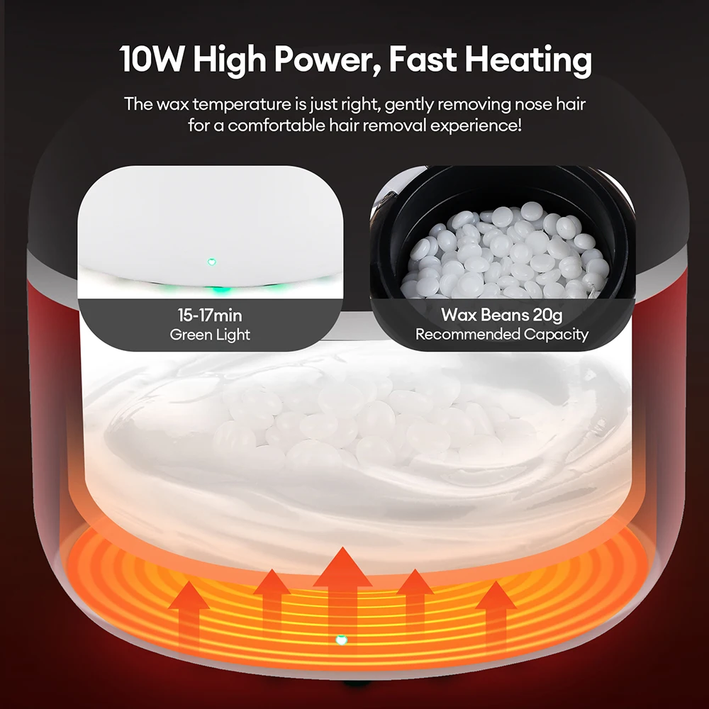 Mini Wax Heater for Facial & Nose Hair Removal 3 Mini Wax Heater for Facial & Nose Hair Removal - Image 3