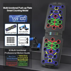 Portable Push-Up Board Set with Digital Tracker 15 S019649ee31bf4176a3e29705b2042b77j