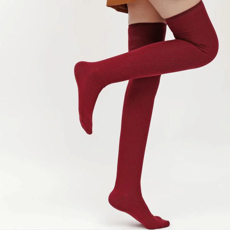 Over-The-Knee Striped Socks for Women 4 Over-The-Knee Striped Socks for Women - Image 4