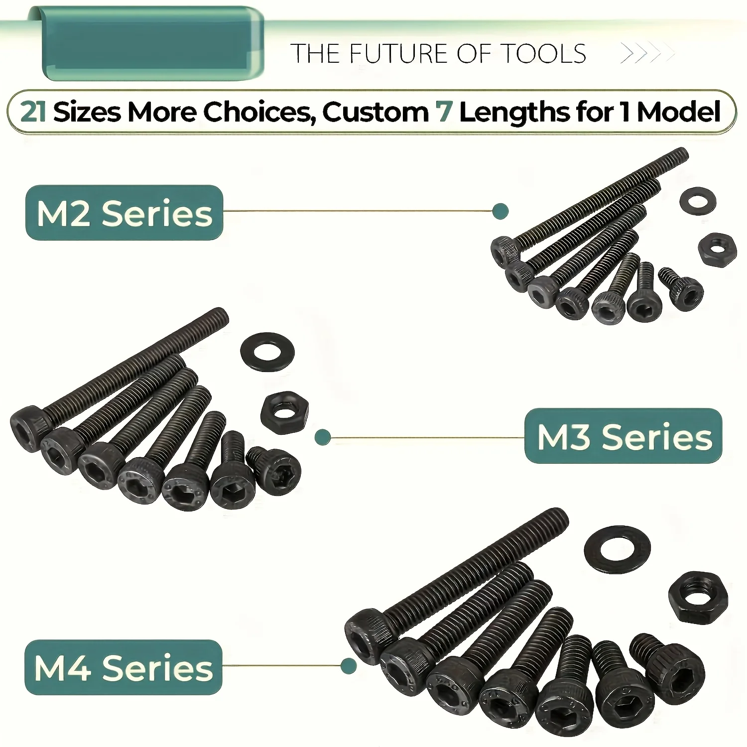 1260-Piece Metric Bolt Set for Metalworking 5 1260-Piece Metric Bolt Set for Metalworking - Image 5