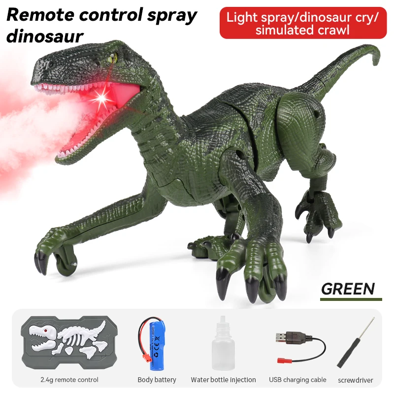 Realistic Dinosaur RC Toy with Light Spray 8 Realistic Dinosaur RC Toy with Light Spray - Image 8