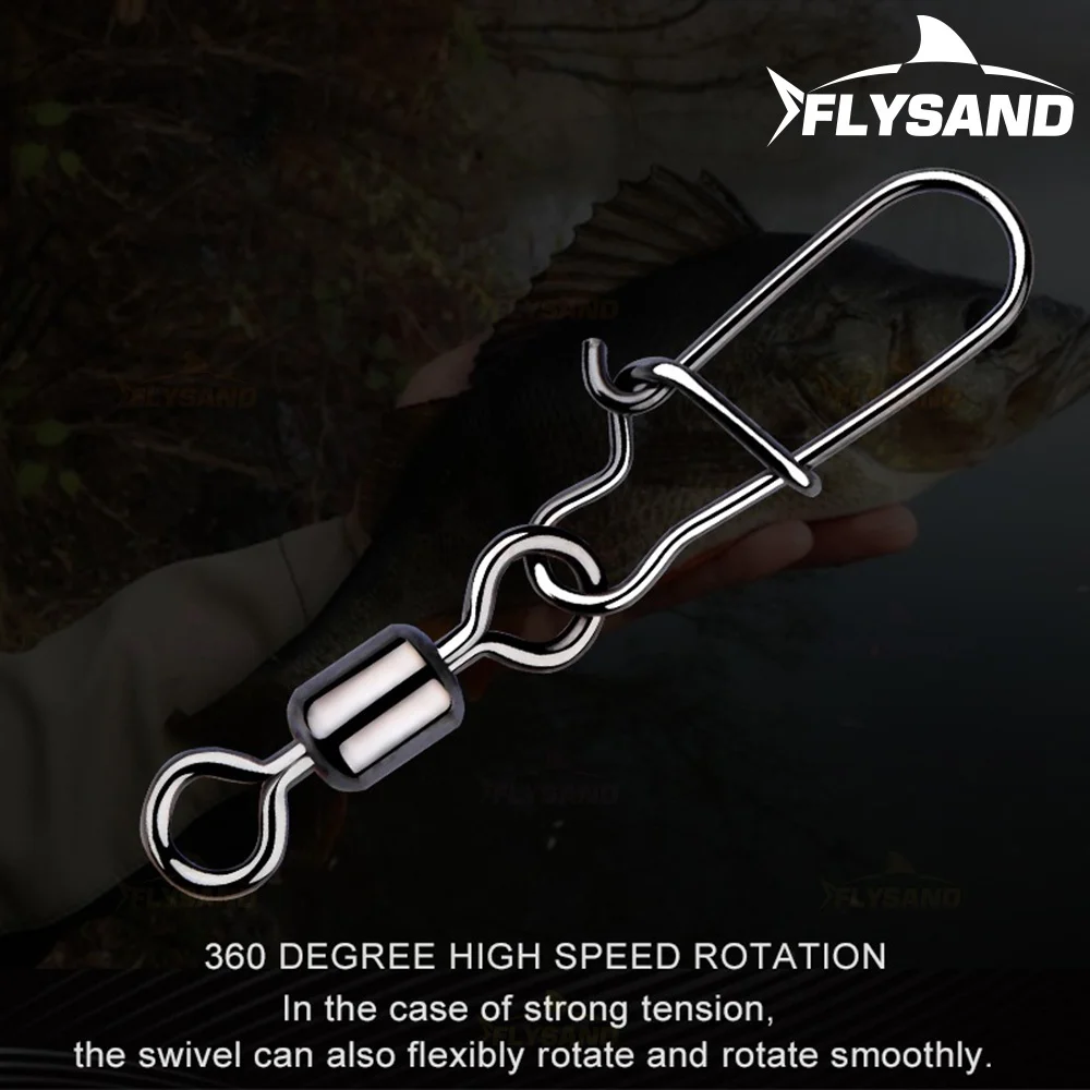 Stainless Steel Pike Fishing Swivels Set 2 Stainless Steel Pike Fishing Swivels Set - Image 2