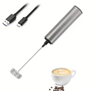 Rechargeable Stainless Steel Milk Frother