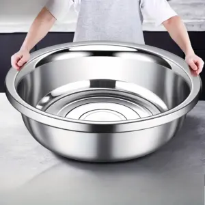 Oversized 36cm Stainless Steel Mixing Bowl Set