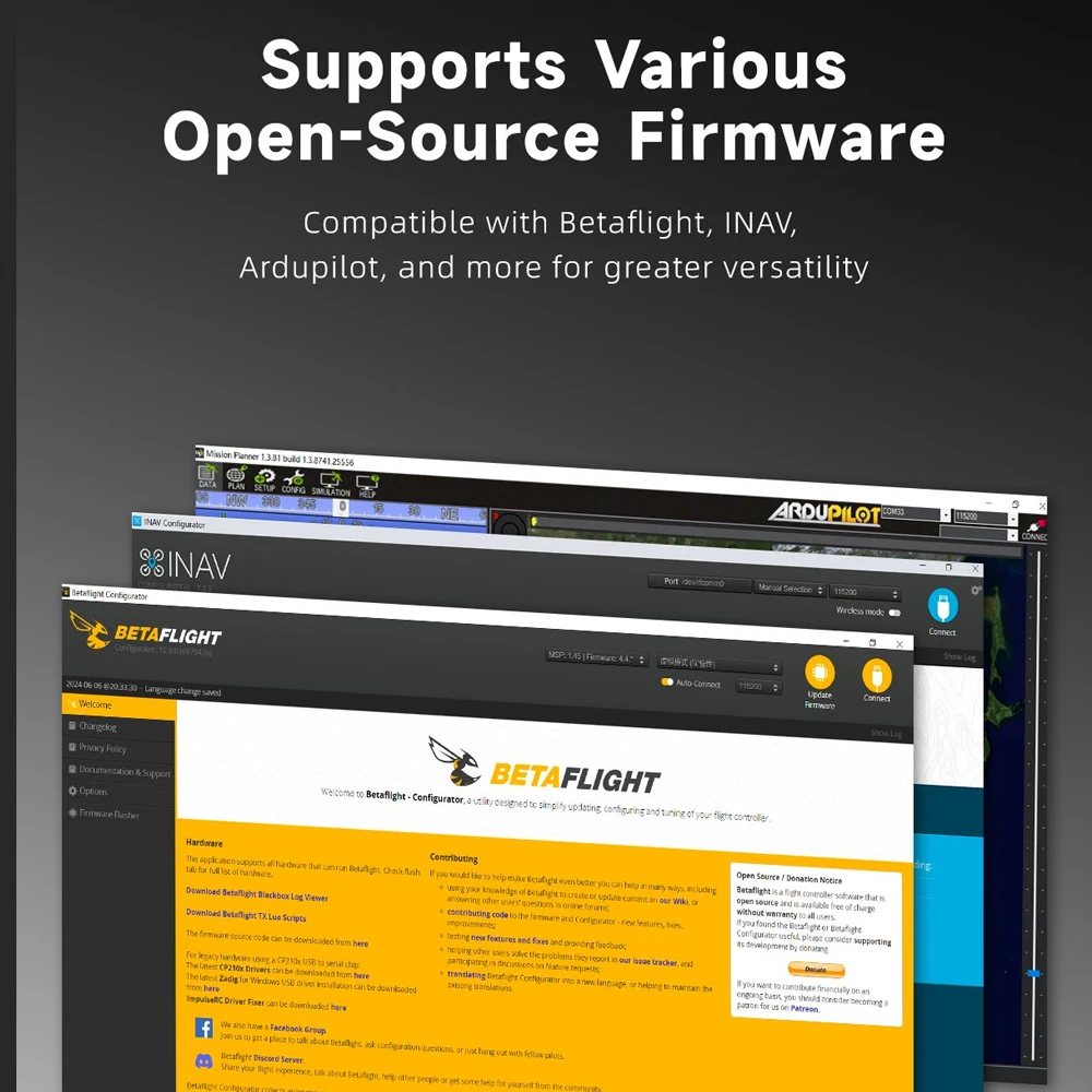 GEPRC TAKER H743 BT 8Bit FPV Stack with 80A ESC 4 GEPRC TAKER H743 BT 8Bit FPV Stack with 80A ESC - Image 4