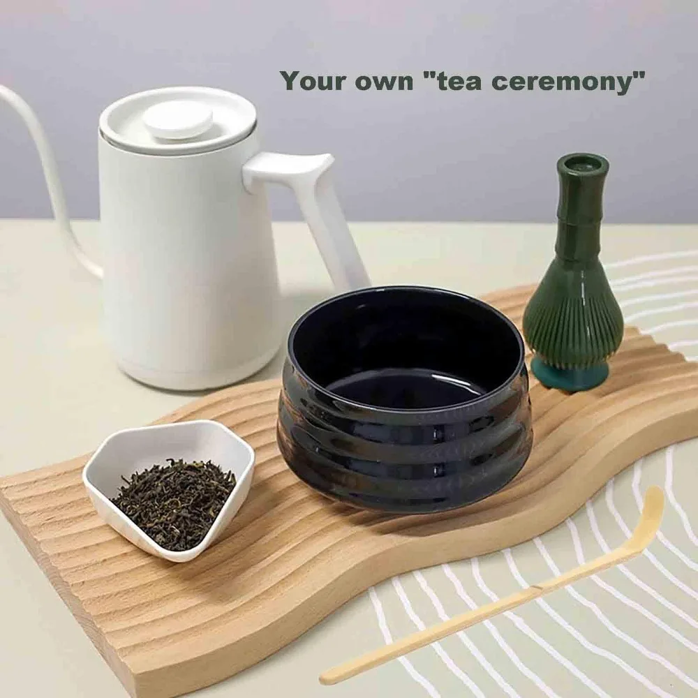 Reusable Matcha Whisk with Ceramic Stand 2 Reusable Matcha Whisk with Ceramic Stand - Image 2