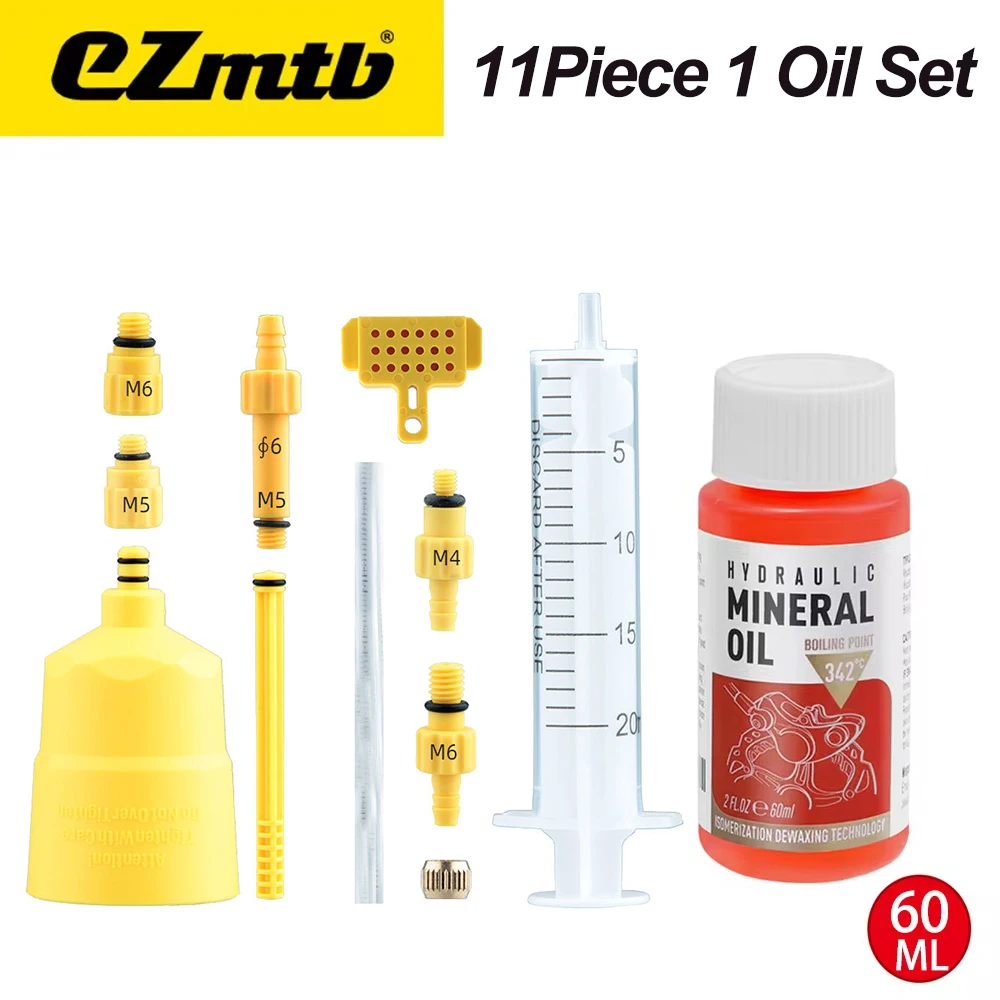 Bright Yellow Bicycle Brake Bleed Kit 7 Bright Yellow Bicycle Brake Bleed Kit - Image 7