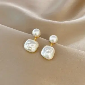 Vintage Pearl Drop Earrings for Women 18 S03dff79029bd47788a998436553355aet