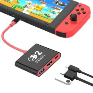 Vibrant Blue Switch 2 HDMI 4K Dock Hub 13 S042a94b63c3545f386fb3ece606dfbae1