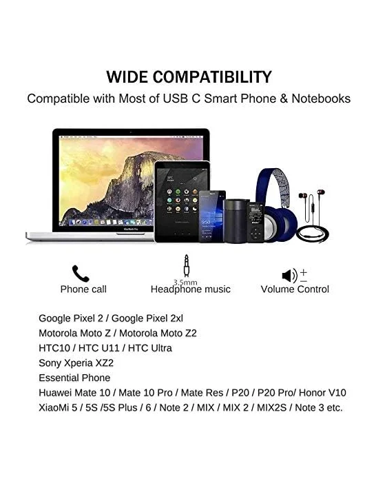 USB C to 3.5mm Headphone Adapter for iPhone 6 USB C to 3.5mm Headphone Adapter for iPhone - Image 6