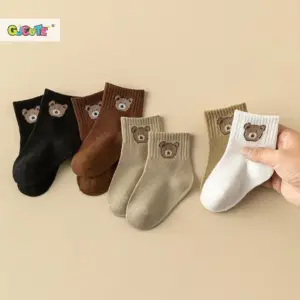Kids' Bear Socks Set for Ages 7-13 11 S04adc962cea94630b7946e03a7128a52W