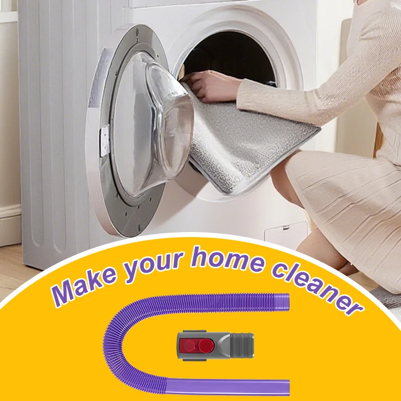 Vibrant Purple Dyson Vacuum Flexible Hose 6 Vibrant Purple Dyson Vacuum Flexible Hose - Image 6