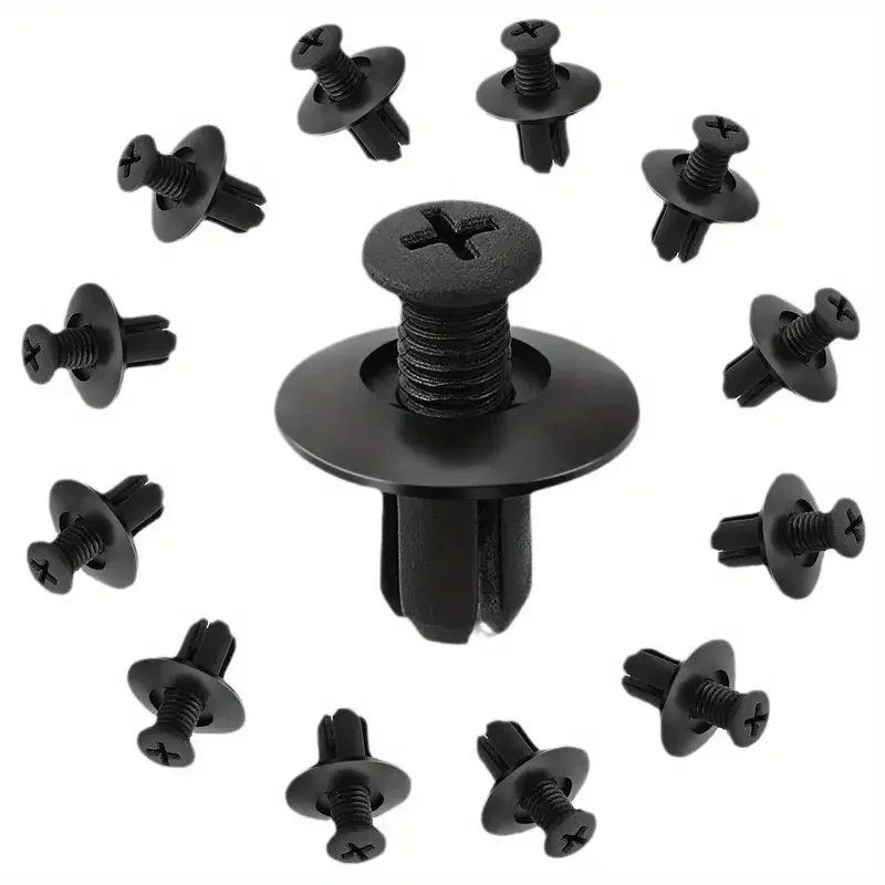 Automotive Black Plastic Fasteners Set of 50 4 Automotive Black Plastic Fasteners Set of 50 - Image 4