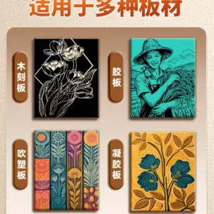 Vivid 75ml Water-Based Printmaking Ink Set 15 S05acb63961c549f69f67c255a2ed4602O