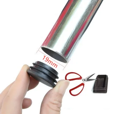 Black Plastic Furniture End Caps for 16-25mm Tubes 7 Black Plastic Furniture End Caps for 16-25mm Tubes - Image 7