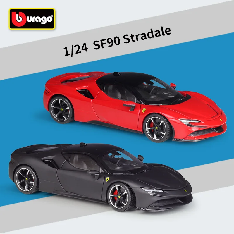 Ferrari SF90 Stradale 1:24 Diecast Model Collection 6 Ferrari SF90 Stradale 1:24 Diecast Model Collection - Image 6