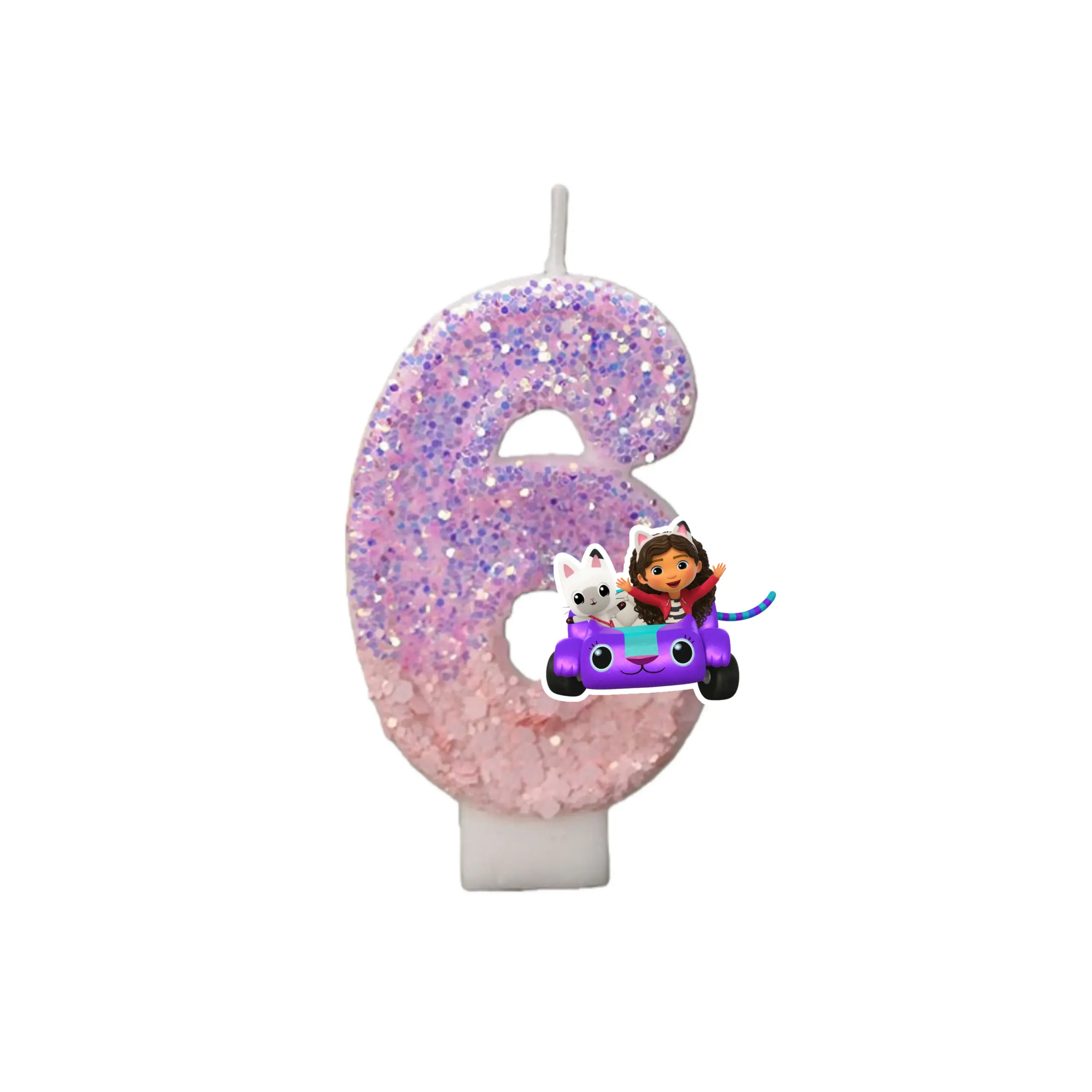 Vibrant 10-Inch Cartoon Number Candles Set 6 Vibrant 10-Inch Cartoon Number Candles Set - Image 6