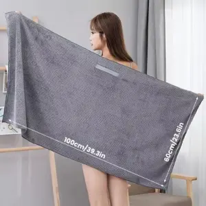 Microfiber Hair Towel with Elastic Loop 60x100cm 13 S068ed3c0445d4514bdd50f20830367c0M