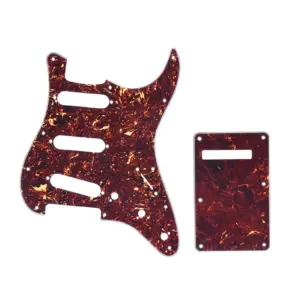 Tortoise Red Pickguard Set for Fender Stratocaster 11 S06a6f4d6e1ec45709efd896b4736842a0
