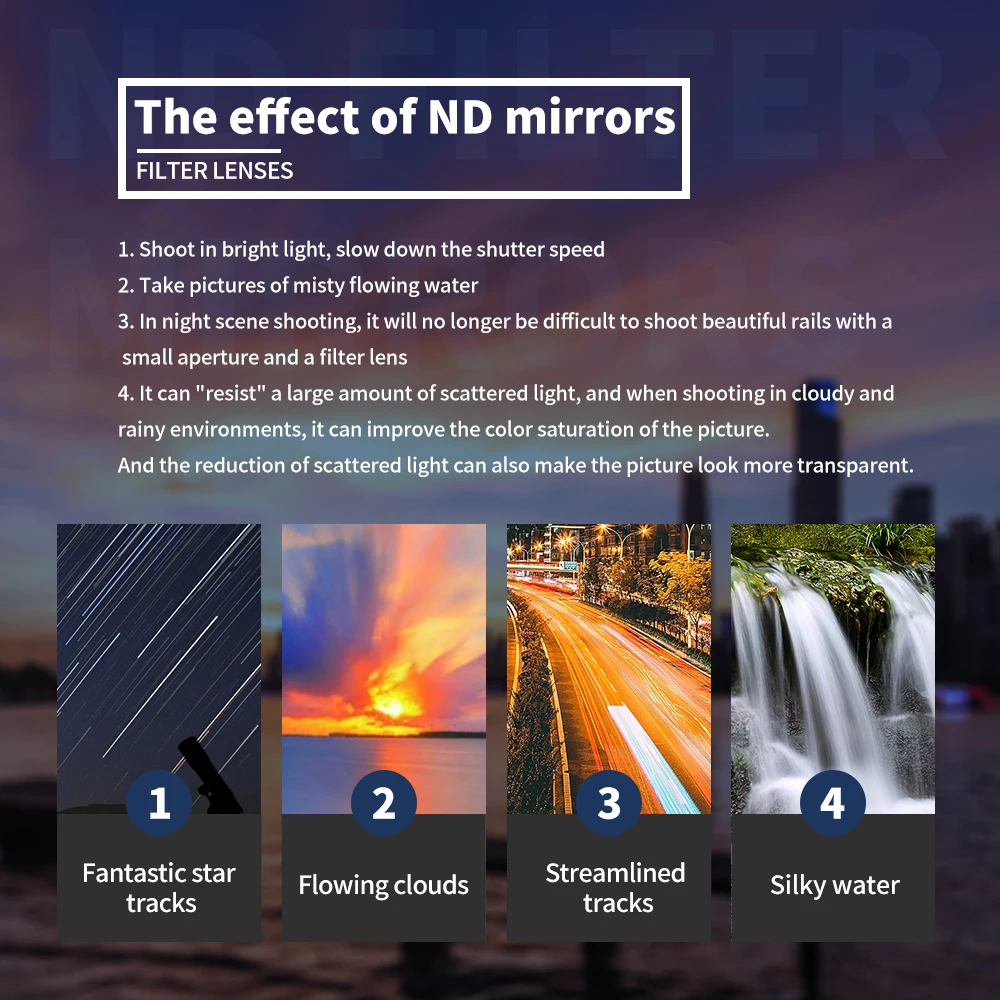 Optical Glass Filter Set for DJI Osmo Action 6 6 Optical Glass Filter Set for DJI Osmo Action 6 - Image 6