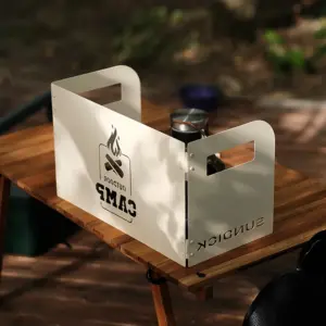 Outdoor Folding Stove Windshield 42x21.9x25cm 9 S06f5ed9b560e451bb9f61d0a4cf5ebf2s