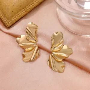 French Petal Stud Earrings in 8 Colors 12 S07050192637145af888d580108415d53f