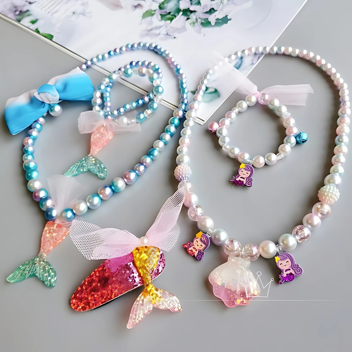 Multicolor Acrylic Spacer Beads Set (150 pcs) 3 Multicolor Acrylic Spacer Beads Set (150 pcs) - Image 3