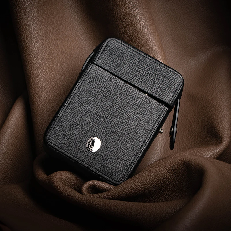 Elegant Handmade Leather Cigarette Case 8 Elegant Handmade Leather Cigarette Case - Image 8