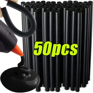 Black Hot-Melt Glue Sticks for Projects