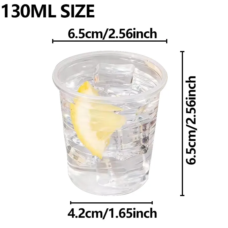 Disposable Transparent Plastic Cups (50/100 pcs) 9 Disposable Transparent Plastic Cups (50/100 pcs) - Image 9