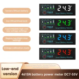 Voktta DC 7-55V Battery Indicator Panel 11 S07bcd9861cdc4e89a343e4cc179853727