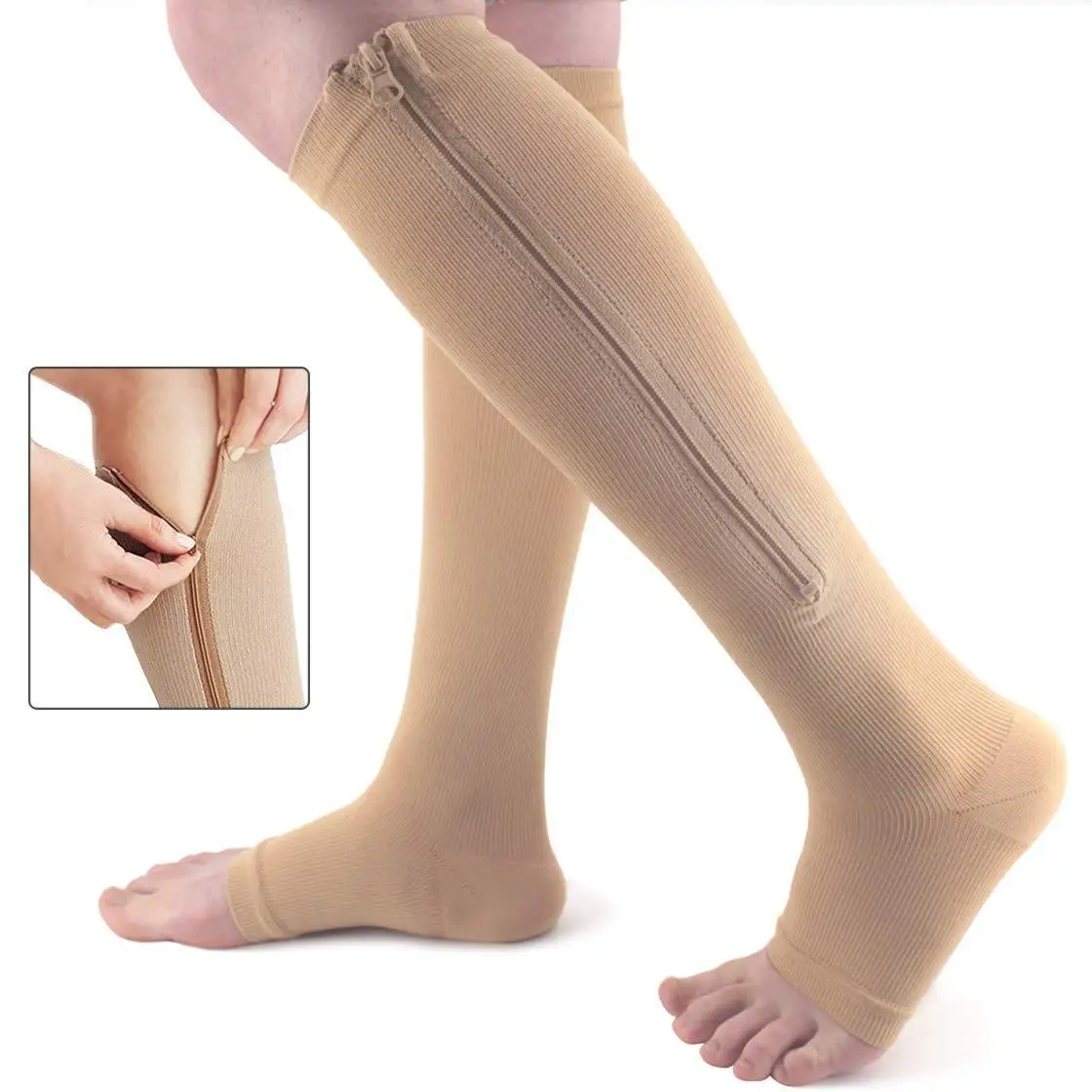 Unisex High-Tube Compression Socks for Active Wear 3 Unisex High-Tube Compression Socks for Active Wear - Image 3