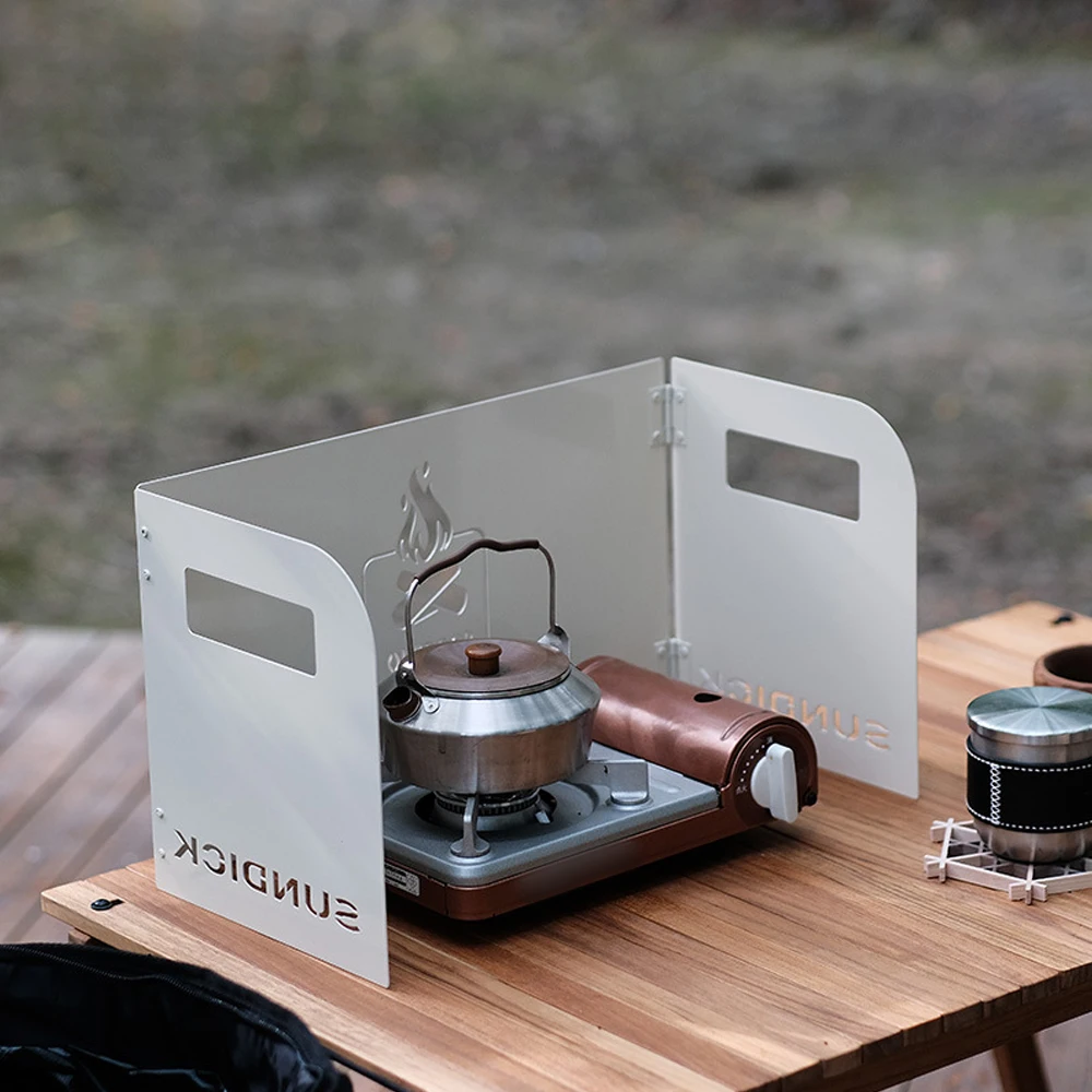 Outdoor Folding Stove Windshield 42x21.9x25cm 4 Outdoor Folding Stove Windshield 42x21.9x25cm - Image 4