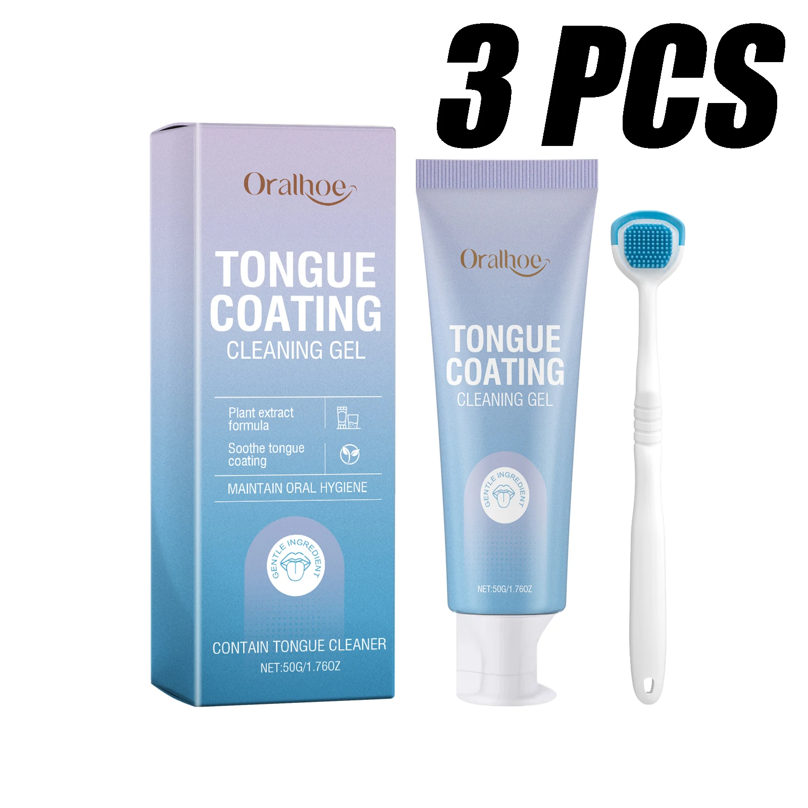 Tongue Cleaning Gel Set with Ergonomic Brush 8 Tongue Cleaning Gel Set with Ergonomic Brush - Image 8