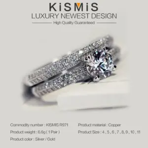 Elegant Wedding Ring Set with 1.25-Carat Centerstone 7 S08984ecdc8f145b8a5ee8c16436a6923Z