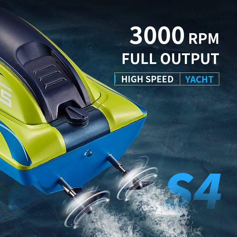 Vibrant Blue Remote Control Speedboat 24cm 4 Vibrant Blue Remote Control Speedboat 24cm - Image 4