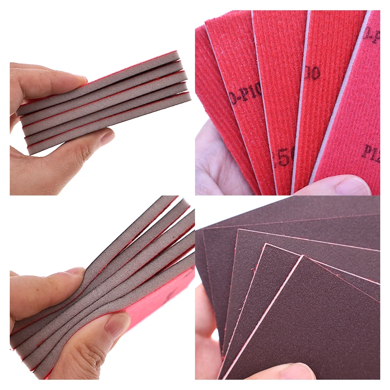 Versatile Sponge Sandpaper Set with Grit Range 6 Versatile Sponge Sandpaper Set with Grit Range - Image 6