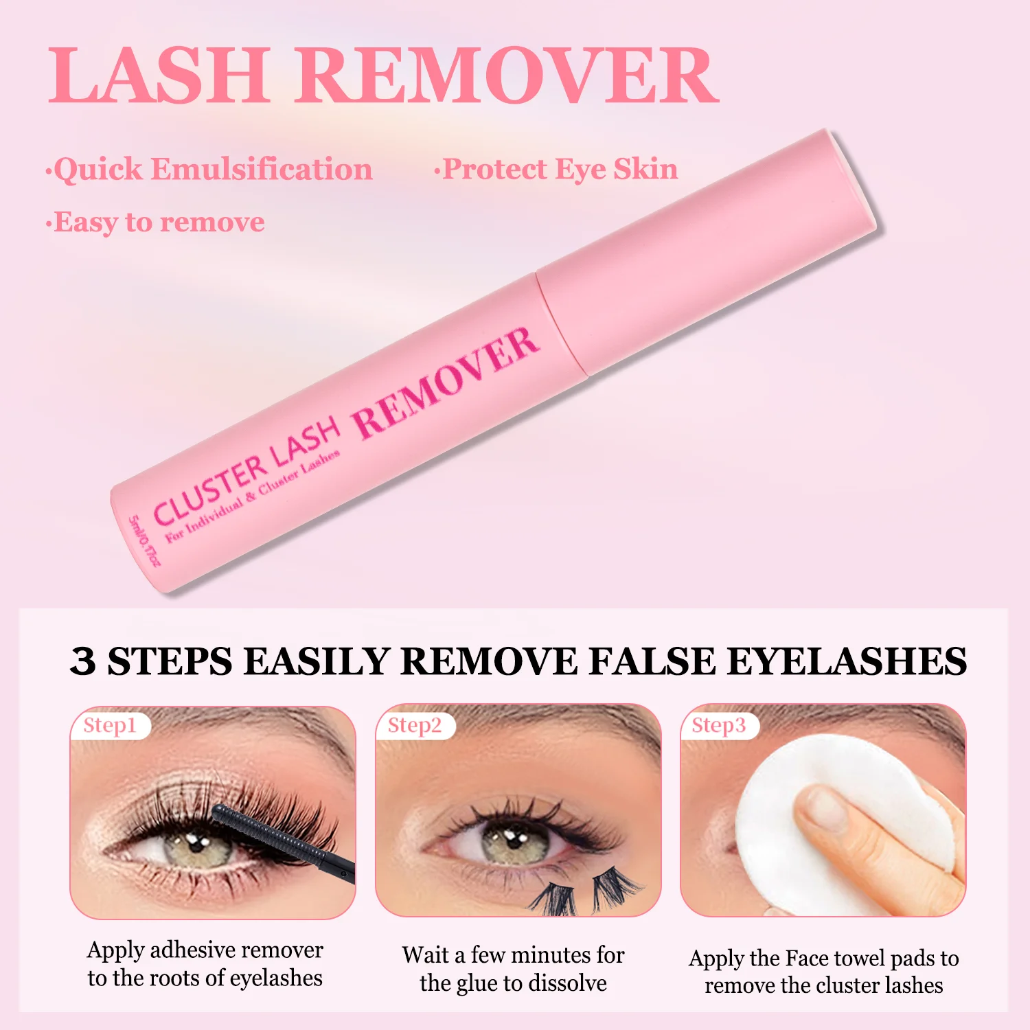 ISEEN Lash Glue Remover 5ml for DIY Extensions 2 ISEEN Lash Glue Remover 5ml for DIY Extensions - Image 2