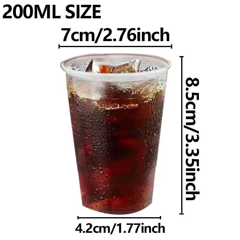Disposable Transparent Plastic Cups (50/100 pcs) 7 Disposable Transparent Plastic Cups (50/100 pcs) - Image 7