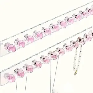 Acrylic Necklace Organizer Wall Mount 13 S09d32a5a5017472b8a730004f6f83d63D
