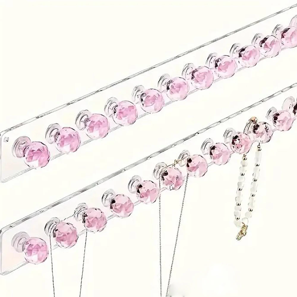 Acrylic Necklace Organizer Wall Mount 6 Acrylic Necklace Organizer Wall Mount - Image 6