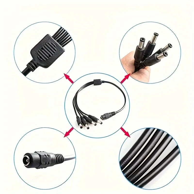 DC Power Splitter Cable for Security Systems 6 DC Power Splitter Cable for Security Systems - Image 6