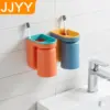 Colorful Wall-Mounted Toothbrush Holder