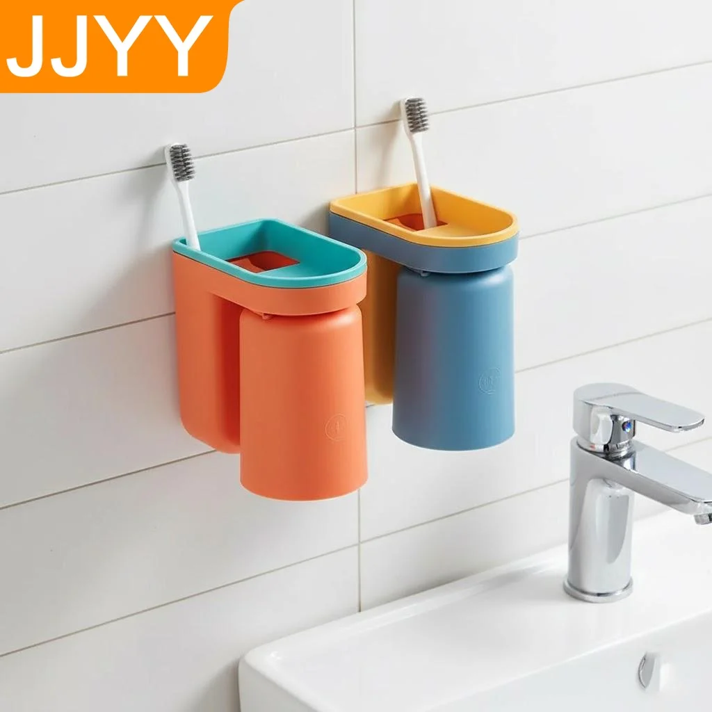 Colorful Wall-Mounted Toothbrush Holder 1 Colorful Wall-Mounted Toothbrush Holder