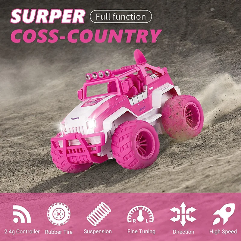 Pink Off-Road RC Vehicle for Kids 3 Pink Off-Road RC Vehicle for Kids - Image 3