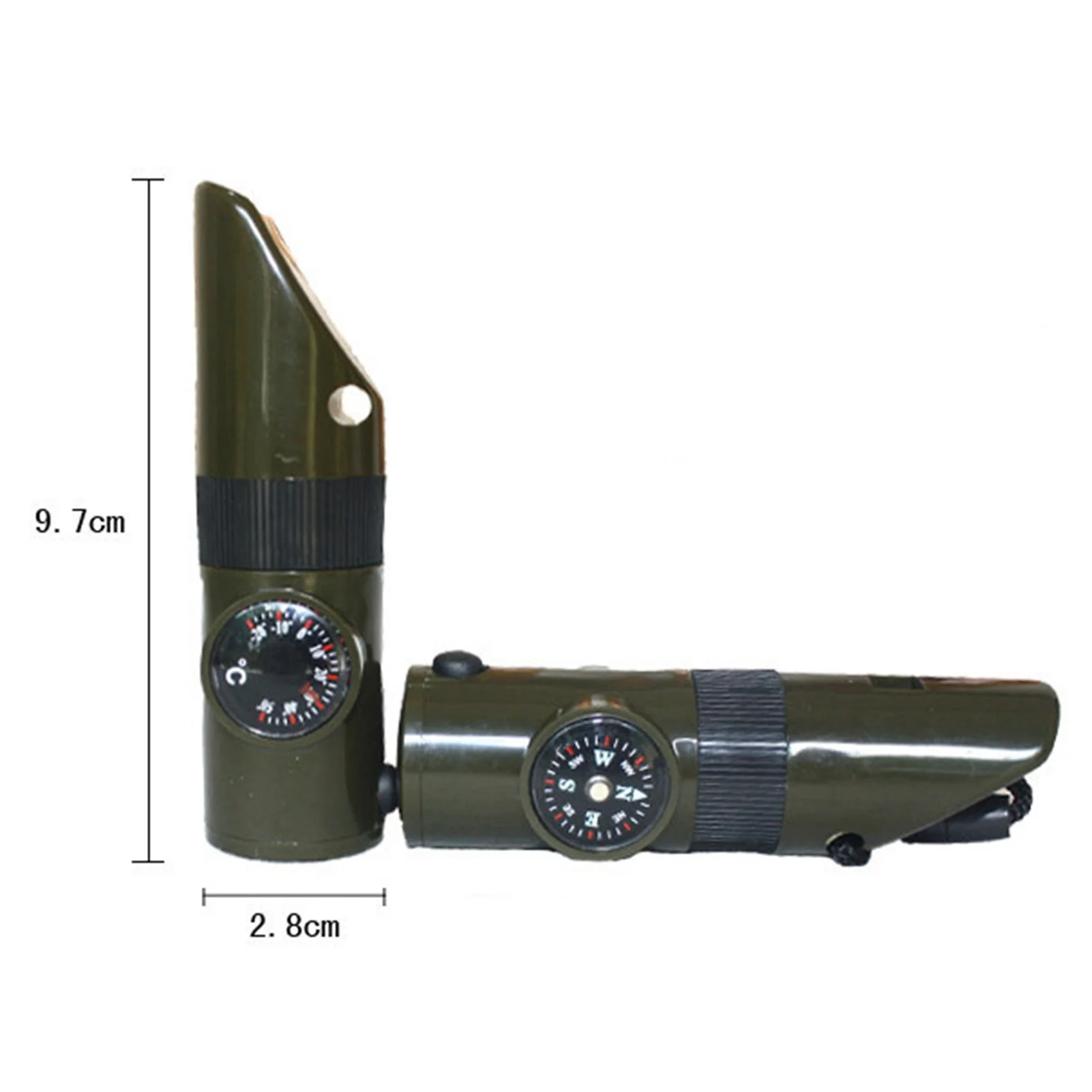 7-in-1 Outdoor Survival Whistle with Compass 4 7-in-1 Outdoor Survival Whistle with Compass - Image 4